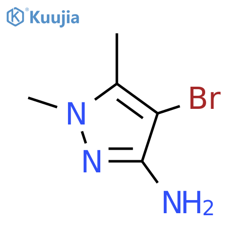 4-bromo-1,5-dimethyl-1H-pyrazol-3-amine structure