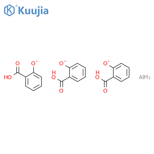 Aluminum,tris[2-(hydroxy-kO)benzoato-kO]- structure