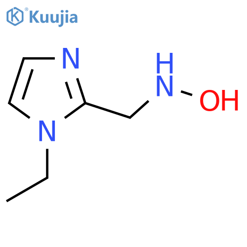 N-(1-ethyl-1H-imidazol-2-yl)methylhydroxylamine structure