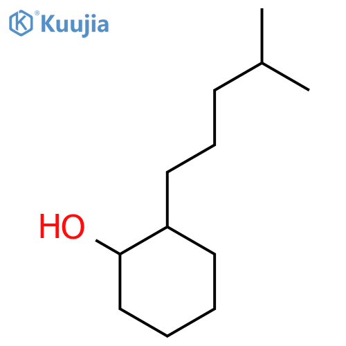 2-(4-methylpentyl)cyclohexan-1-ol structure