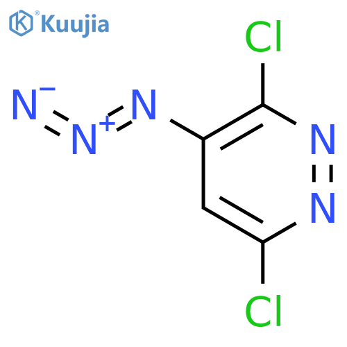 4-azido-3,6-dichloropyridazine structure