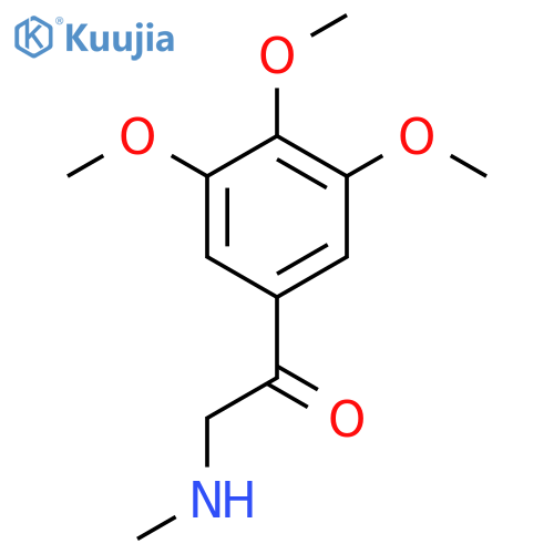 2-(methylamino)-1-(3,4,5-trimethoxyphenyl)ethan-1-one structure