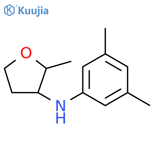 N-(3,5-dimethylphenyl)-2-methyloxolan-3-amine structure