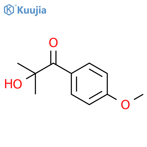 1-Propanone, 2-hydroxy-1-(4-methoxyphenyl)-2-methyl- structure