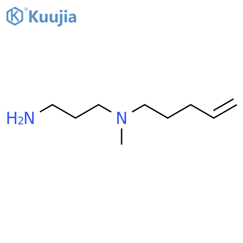(3-aminopropyl)(methyl)(pent-4-en-1-yl)amine structure