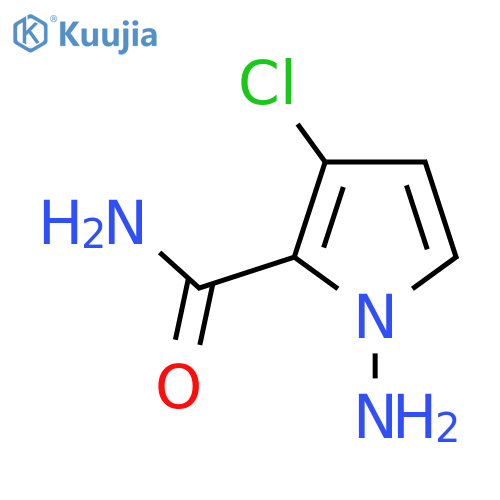1-amino-3-chloro-1H-pyrrole-2-carboxamide structure