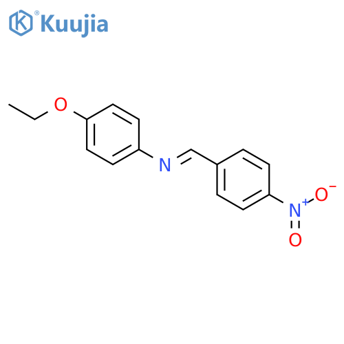 4-ethoxyphenyl-N-(4-nitrobenzylidene)amine structure