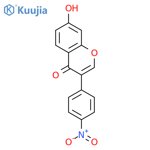 7-Hydroxy-3-(4-nitrophenyl)-4H-chromen-4-one structure