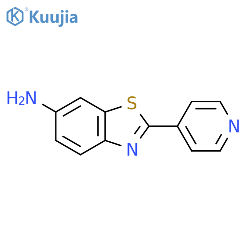 6-Benzothiazolamine,2-(4-pyridinyl)- structure