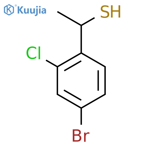 1-(4-Bromo-2-chlorophenyl)ethane-1-thiol structure