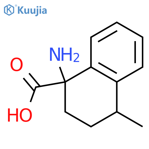 1-Amino-4-methyl-1,2,3,4-tetrahydronaphthalene-1-carboxylic acid structure