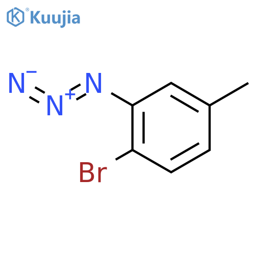 2-azido-1-bromo-4-methylbenzene structure