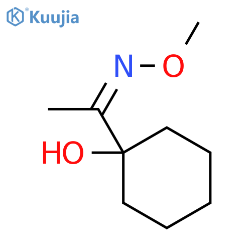 Ethanone,1-(1-hydroxycyclohexyl)-, O-methyloxime structure