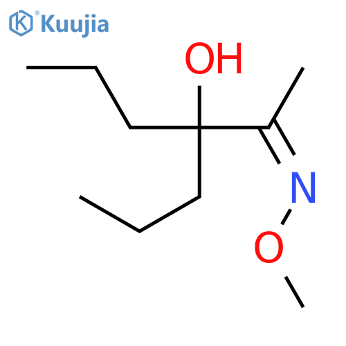 2-Hexanone,3-hydroxy-3-propyl-, O-methyloxime structure