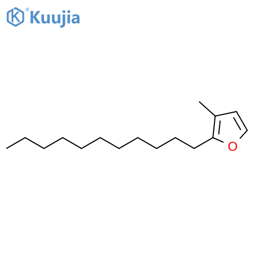 Furan, 3-methyl-2-undecyl- structure