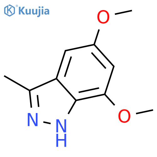 1H-Indazole,5,7-dimethoxy-3-methyl- structure