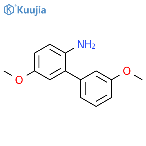 [1,1'-Biphenyl]-2-amine, 3',5-dimethoxy- structure