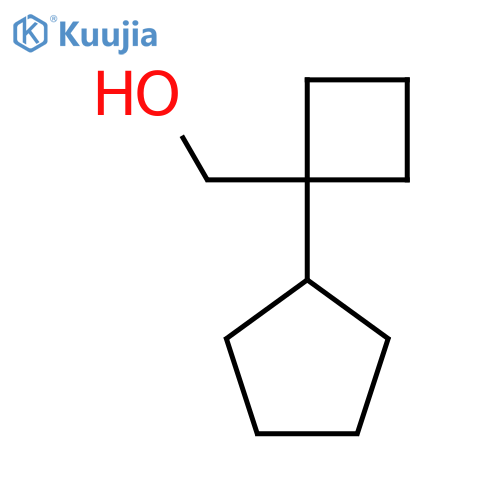 (1-cyclopentylcyclobutyl)methanol structure