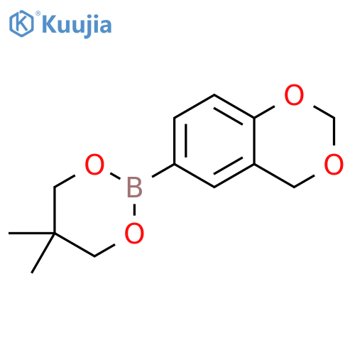 4H-1,3-Benzodioxin, 6-(5,5-dimethyl-1,3,2-dioxaborinan-2-yl)- structure