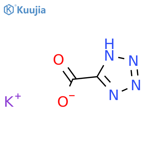 potassium 1H-1,2,3,4-tetrazole-5-carboxylate structure