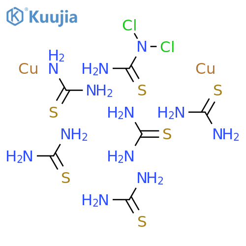 Copper(2+),hexakis(thiourea-kS)di-,(Cu-Cu), dichloride (9CI) structure