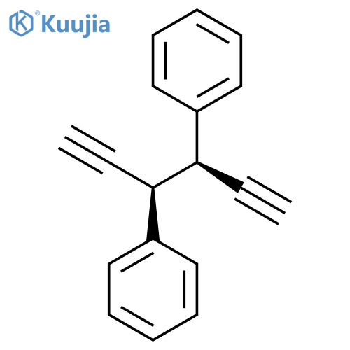 Benzene, 1,1'-[(1R,2R)-1,2-diethynyl-1,2-ethanediyl]bis-, rel- structure