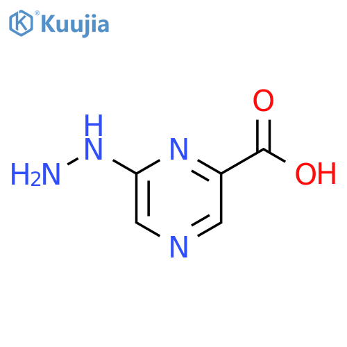 6-HYDRAZINYLPYRAZINE-2-CARBOXYLIC ACID structure