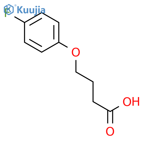 4-(4-fluorophenoxy)butanoic Acid structure