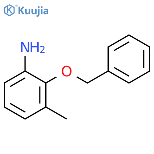 2-(benzyloxy)-3-methylaniline structure