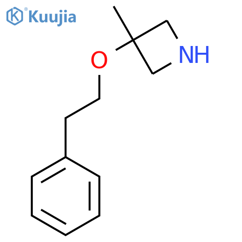 3-methyl-3-(2-phenylethoxy)azetidine structure