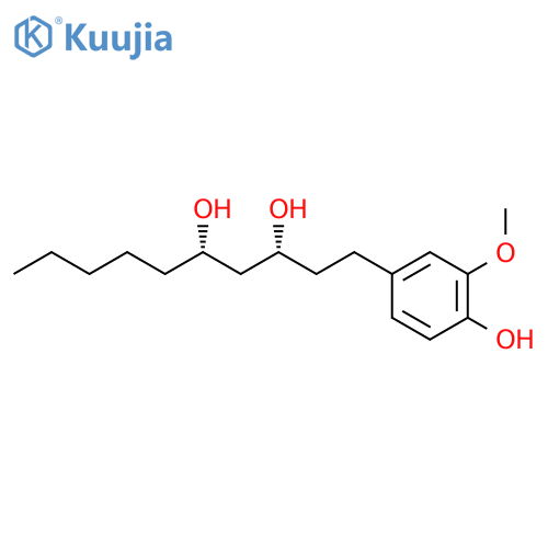 (+)-(3R,5S)-[6]-gingerdiol structure