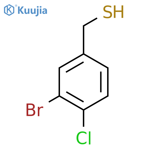 (3-Bromo-4-chlorophenyl)methanethiol structure