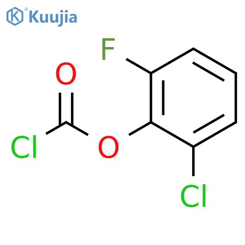 2-chloro-6-fluorophenyl chloroformate structure
