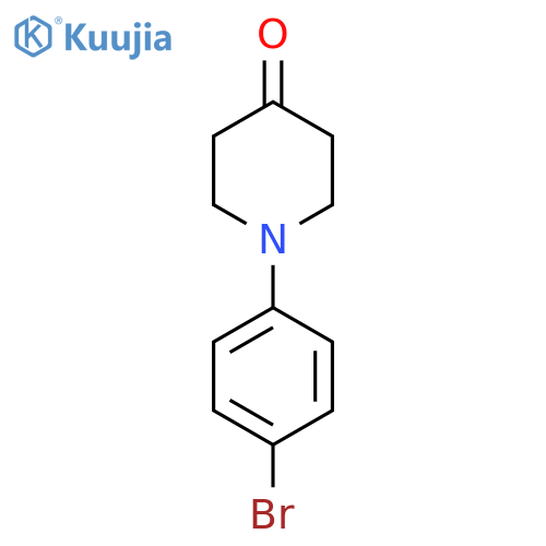1-(4-Bromophenyl)piperidin-4-one structure