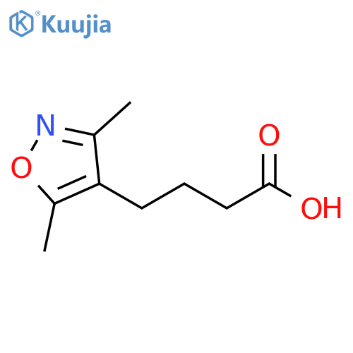 4-(dimethyl-1,2-oxazol-4-yl)butanoic acid structure