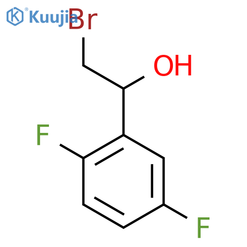 2-bromo-1-(2,5-difluorophenyl)ethan-1-ol structure