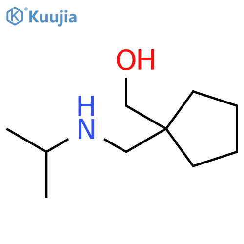 1-(1-Methylethyl)aminomethyl-cyclopentanemethanol structure