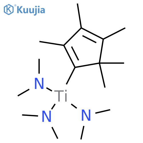 PentaMethylcyclopentadienyltris (diMethylaMino)titaniuM(IV) structure
