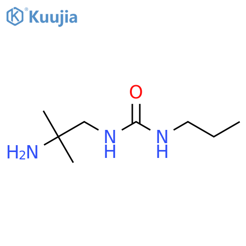 3-(2-amino-2-methylpropyl)-1-propylurea structure