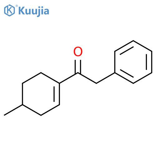 Ethanone, 1-(4-methyl-1-cyclohexen-1-yl)-2-phenyl- structure
