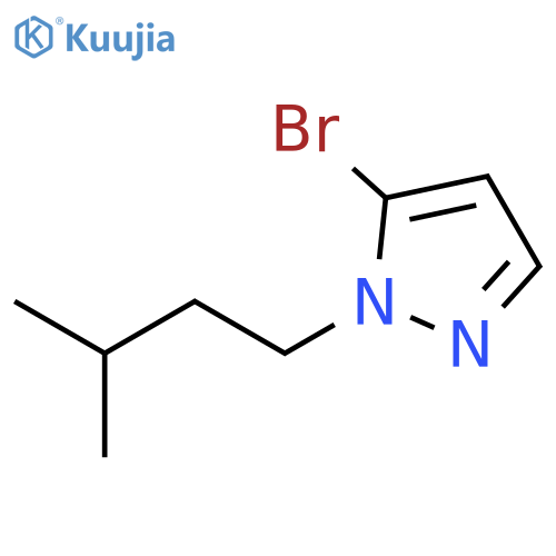 5-Bromo-1-(3-methylbutyl)-1h-pyrazole structure