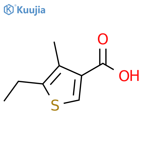5-ETHYL-4-METHYLTHIOPHENE-3-CARBOXYLIC ACID structure