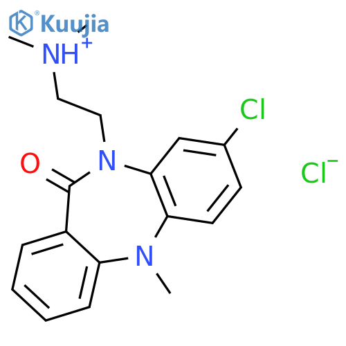 11H-Dibenzo[b,e][1,4]diazepin-11-one,8-chloro-10-[2-(dimethylamino)ethyl]-5,10-dihydro-5-methyl-, hydrochloride(1:1) structure