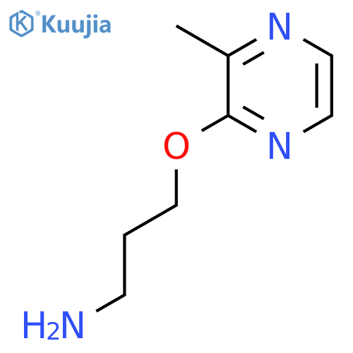 3-(3-methylpyrazin-2-yl)oxypropan-1-amine structure