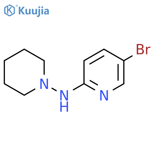 5-Bromo-N-(piperidin-1-yl)pyridin-2-amine structure