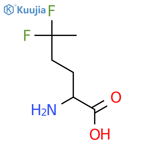 D-Norleucine,5,5-difluoro- structure