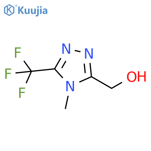 (4-Methyl-5-trifluoromethyl-4H-[1,2,4]triazol-3-yl)-methanol structure