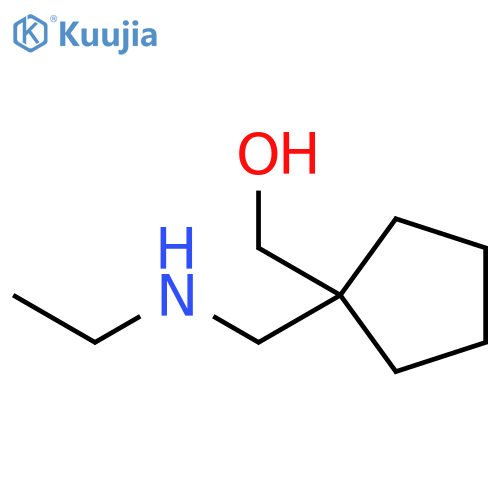 1-(Ethylamino)methyl-cyclopentanemethanol structure