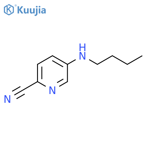 5-(butylamino)pyridine-2-carbonitrile structure