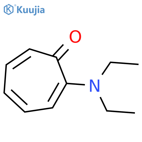2,4,6-Cycloheptatrien-1-one, 2-(diethylamino)- structure